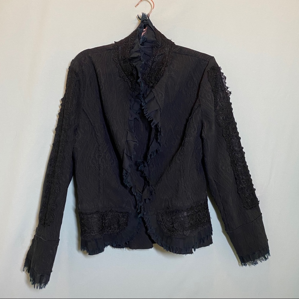 Studio Y Embossed Texture Jacket/Blazer